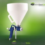 Druckluft Spritzpistole mit 3 Düsen