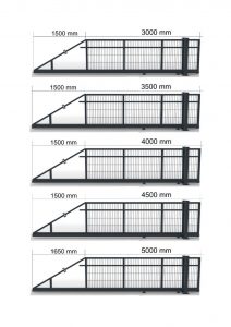 Schiebetor-Konfigurator für Premium-Tore Manuell / Elektrisch 8/6/8 von 3.000mm - 6.000mm Breite – Bild 4