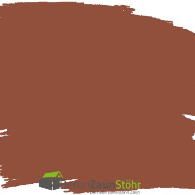 Kupferbraun-Fassadenfarbe